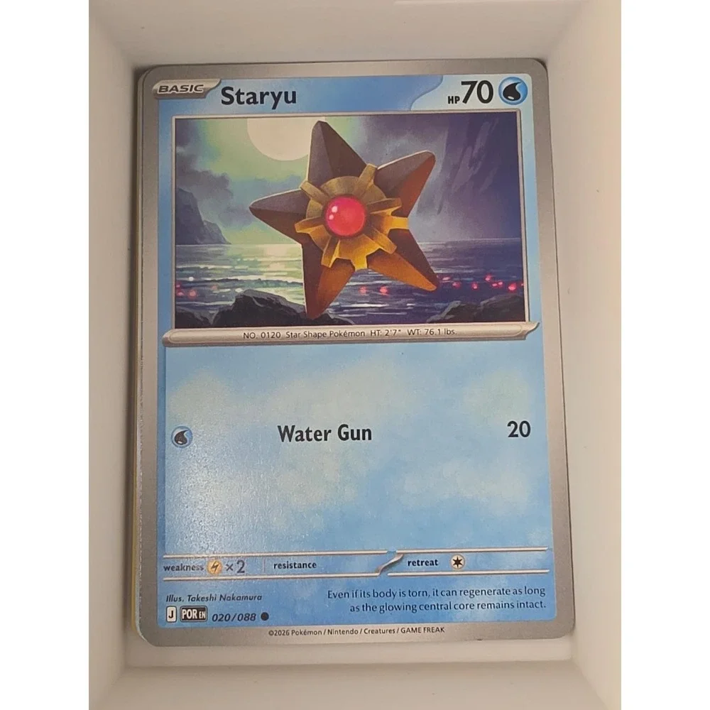 Staryu 020/088 Common Perfect Order Pokemon Reverse Holo Near Mint